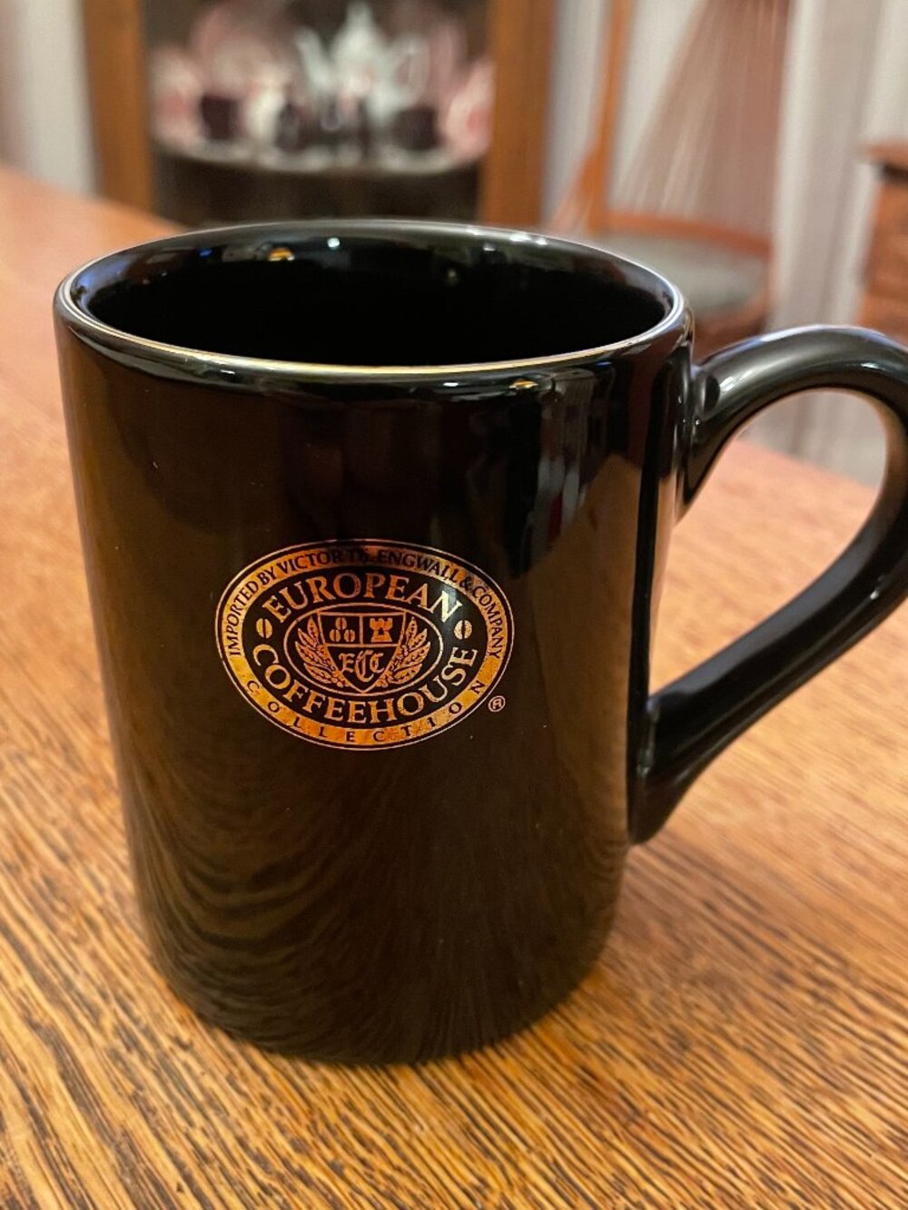 European Coffeehouse Collection Coffee Cup Mug 8 ounces V. T. Engwall & Company